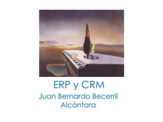 ERP y CRM
Juan Bernardo Becerril
Alcántara

 