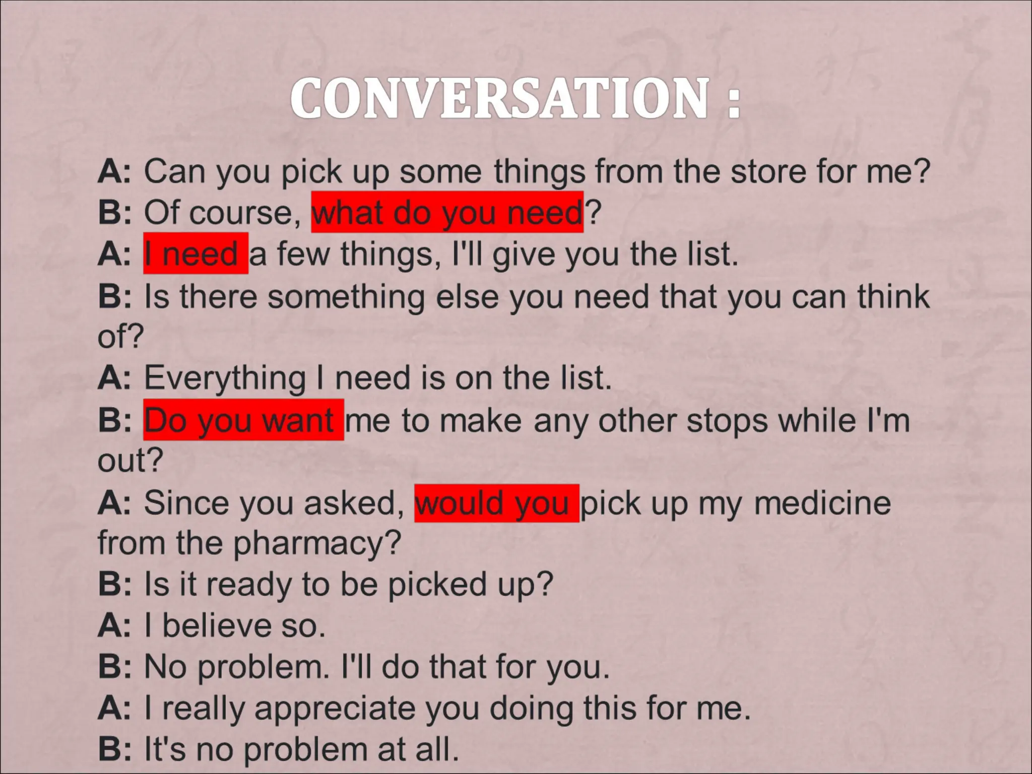 Errands and Chores activity in English .ppt