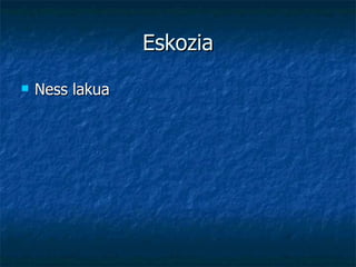 Eskozia Ness lakua 