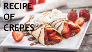 RECIPE
OF
CREPES
 