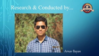 Arnav Bayan
Research & Conducted by...
 