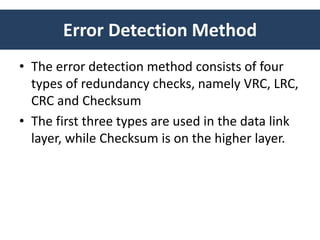 Error control 20 | PPT image.