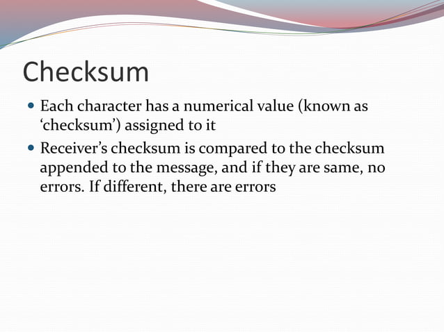 Error control coding | PPT