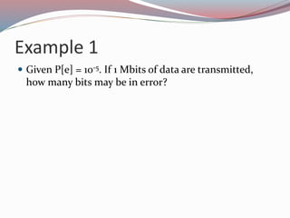 Error control coding | PPT