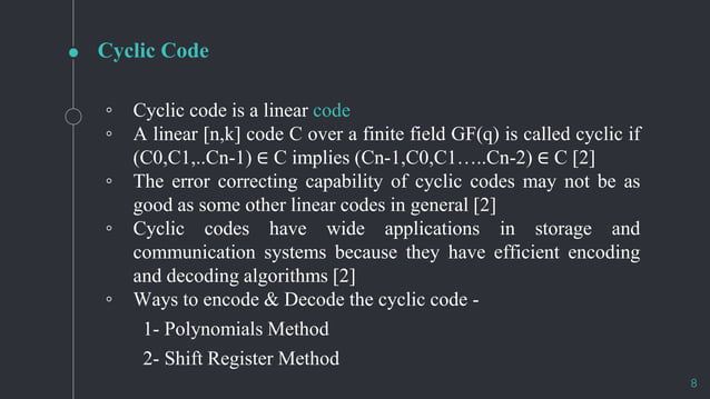 Error control coding techniques | PPTX