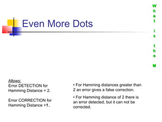 Error correcting codes | PPT image.