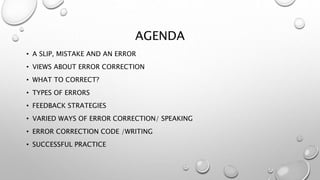 Error correction | PPTX