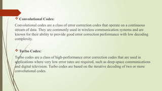 ERROR CORRECTION AND DETECTION CODES .pptx
