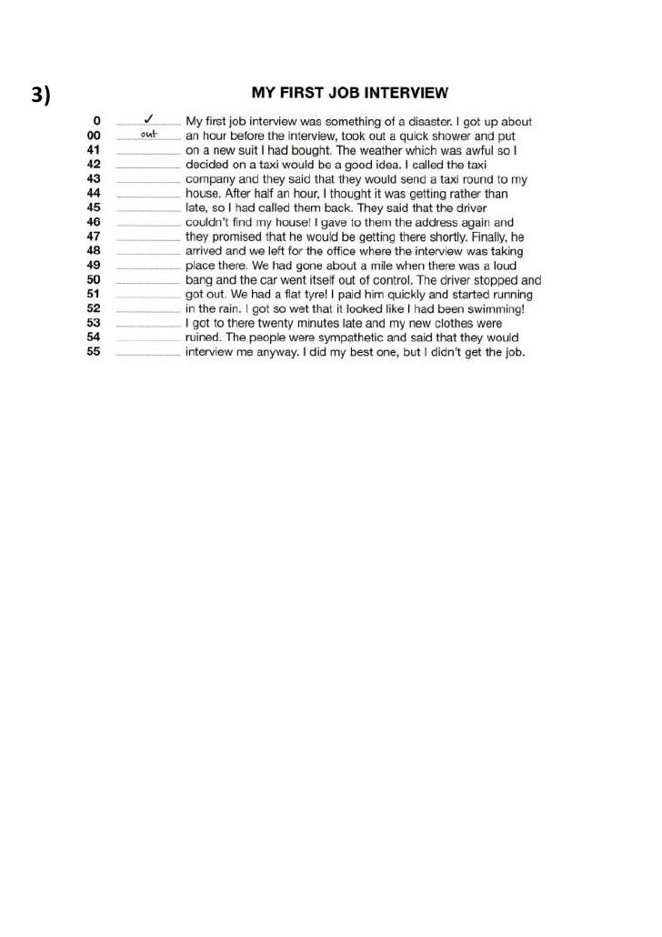 Error correction exercises with key