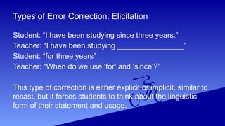 Error Correction Lesson 21.pptx mistakes methods | PPTX