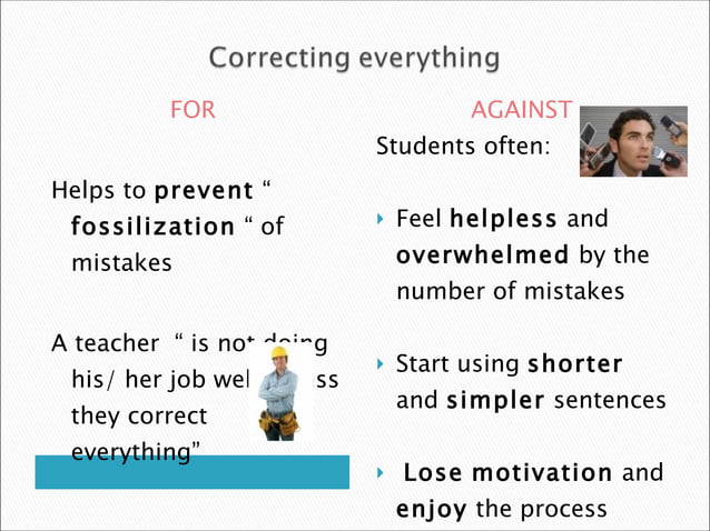 Error Correction Ppt | PPT