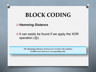 Error Detection and Correction - Data link Layer | PPTX