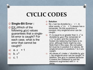 Error Detection and Correction - Data link Layer | PPTX