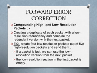 Error Detection and Correction - Data link Layer | PPTX