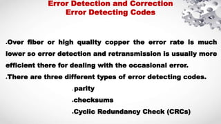 Error detection methods-computer networks | PPTX | Computing ...