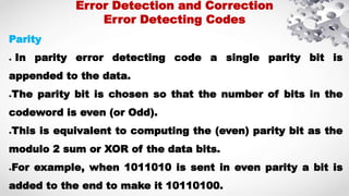 Error detection methods-computer networks | PPTX | Computing ...