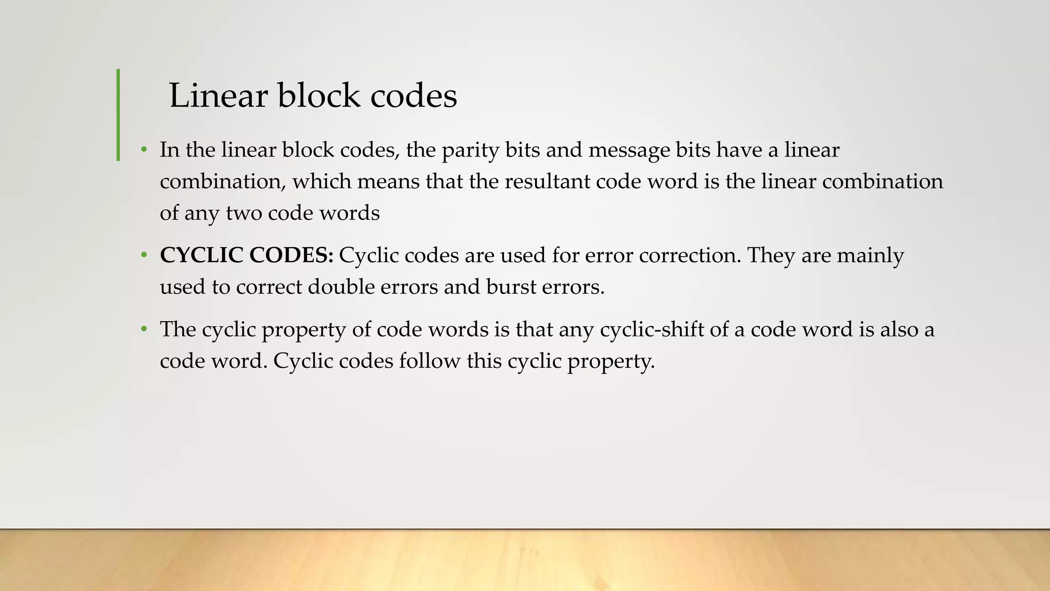 Error detection and correction | PPTX | Computer Networking | Computing