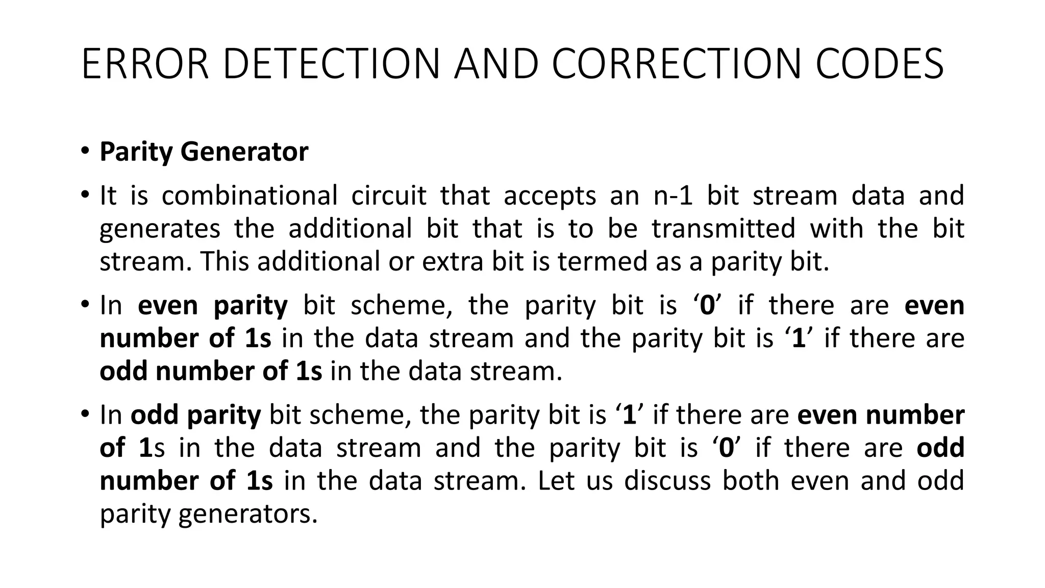 Error detection and correction codes r006 | PPT