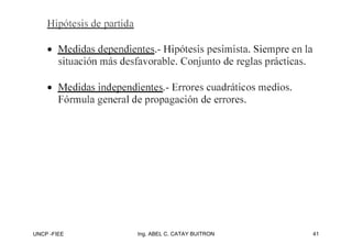 UNCP -FIEE 41
Ing. ABEL C. CATAY BUITRON
 