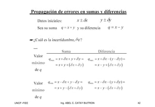 UNCP -FIEE 42
Ing. ABEL C. CATAY BUITRON
 