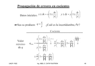 UNCP -FIEE 46
Ing. ABEL C. CATAY BUITRON
 
