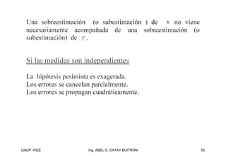UNCP -FIEE 53
Ing. ABEL C. CATAY BUITRON
 