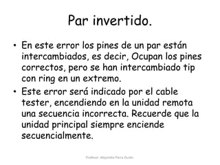 Errores de cableado | PPTX