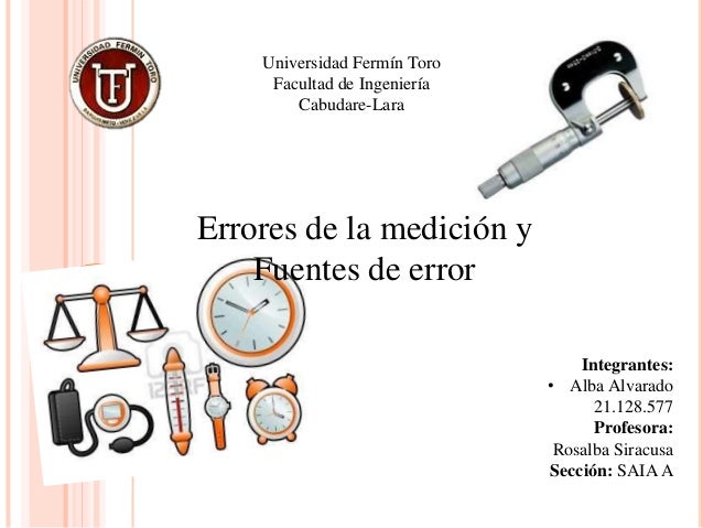 Errores de medicion