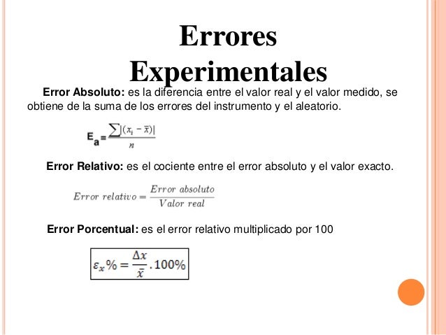 Errores de medicion