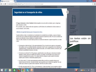 Los textos están sin
justificar.