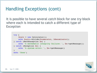 Exception Handling In PHP, Try And Catch In PHP
