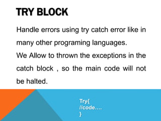 Error handling | PPT