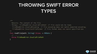 Error Handling in Swift | PDF
