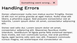 Error handling | PDF