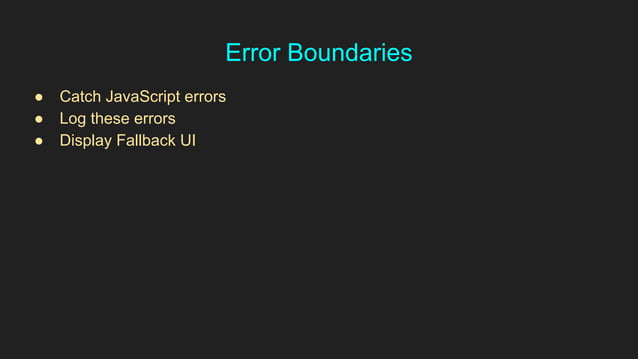 Error handling | PPT
