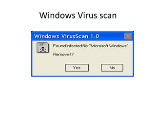 Windows Virus scan
