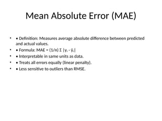 Comprehensive Overview of Error Metrics for Model Evaluation: MAE, RMSE ...