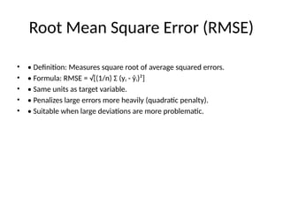 Comprehensive Overview of Error Metrics for Model Evaluation: MAE, RMSE ...