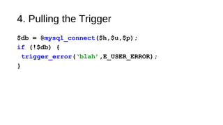 Error reporting in php | PPT
