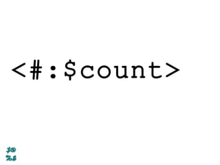 <#:$count>
 
