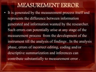Errors in Research | PPTX