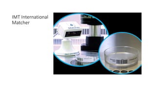 IMT International
Matcher
 