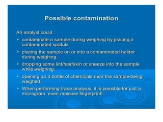 Errors -  pharmaceutical analysis -1