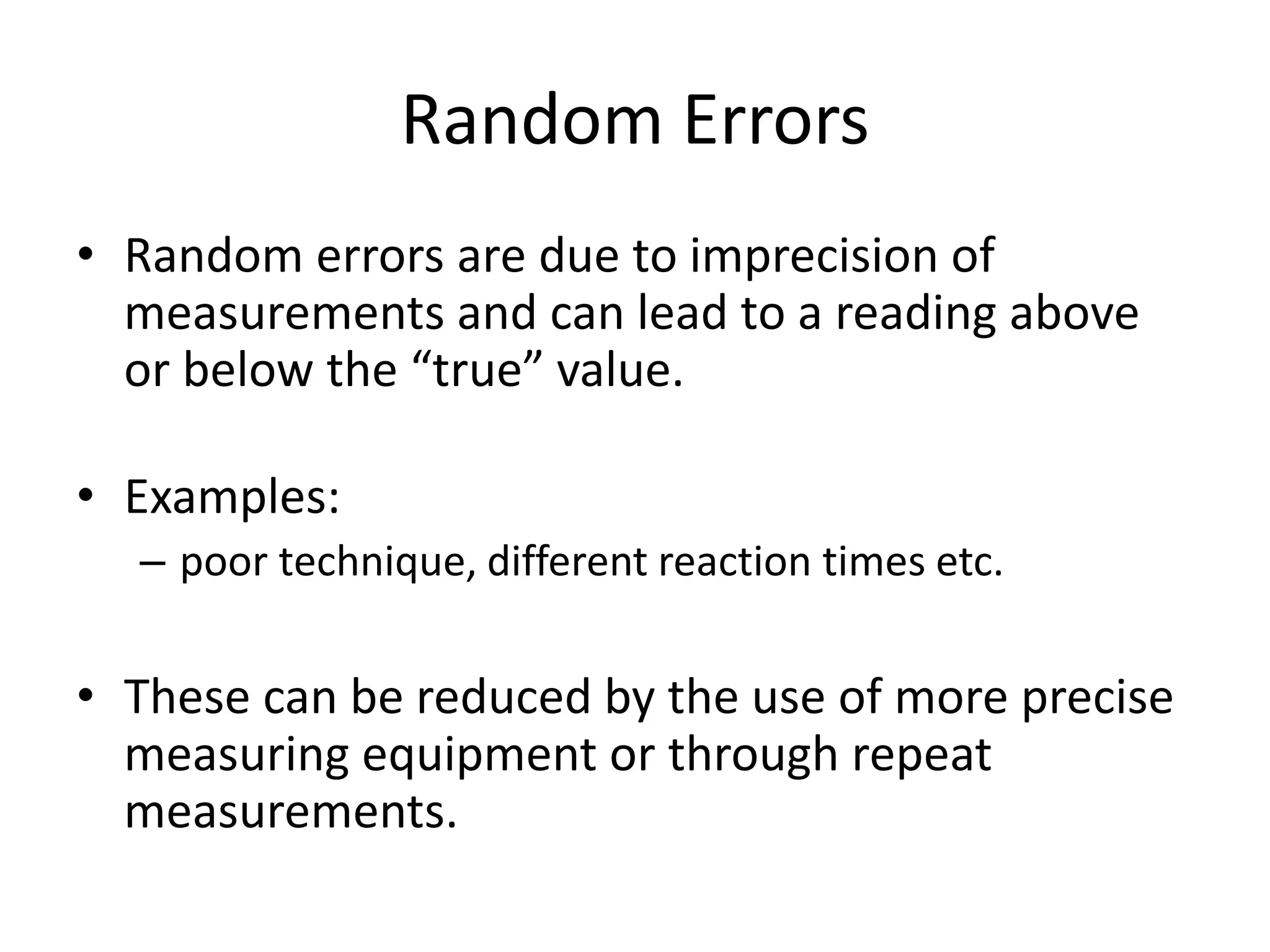 Errors and uncertainties in physics | PPTX