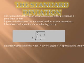 Errors in chemical analysis | PPT