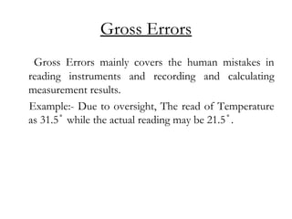 Errors in measurement | PPT