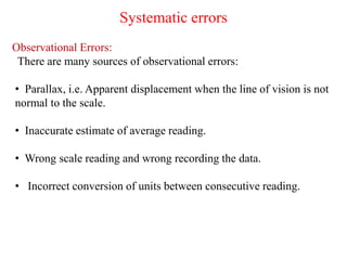 Errors in measurement | PPTX