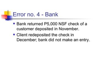 Errors In Proof Of Cash Baba2010 | PPT