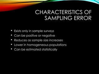 Understanding Errors in Research: Meaning, Sources, and Sampling Error ...