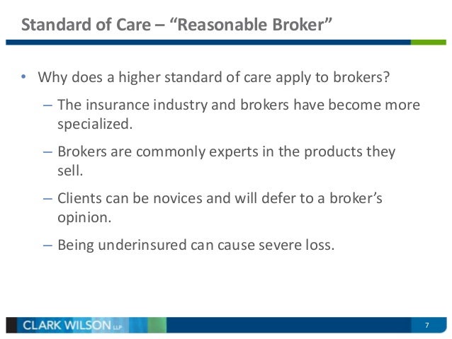 Errors &amp; Omissions Insurance Update Brokers� E&amp;O Exposure
